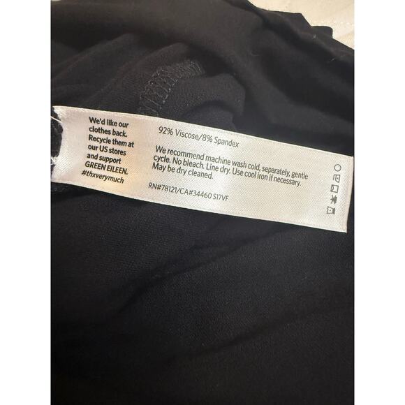 Eileen Fisher Black Oversized Dolman Top Women’s Large Boxy Tunic - Picture 5 of 5